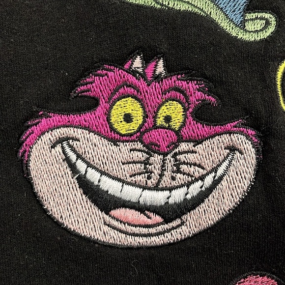 Womens Disney Alice in Wonderland Embroidered Jogger Sweatpants Size XXL - Picture 4 of 16